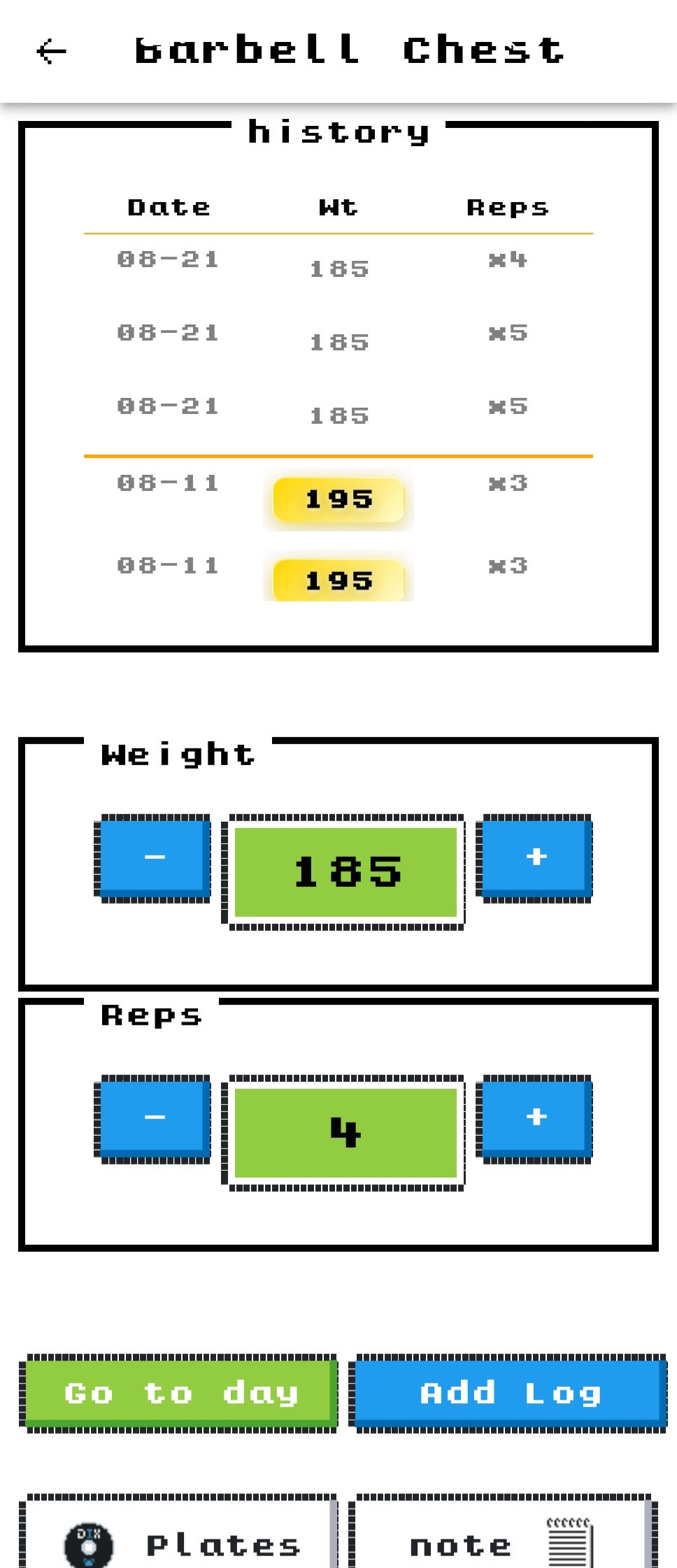 Gymcade App Screenshot 3